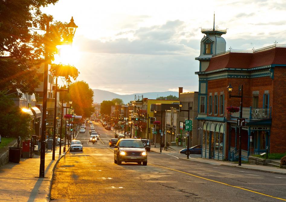 Déchiquetage dans la ville de Granby
